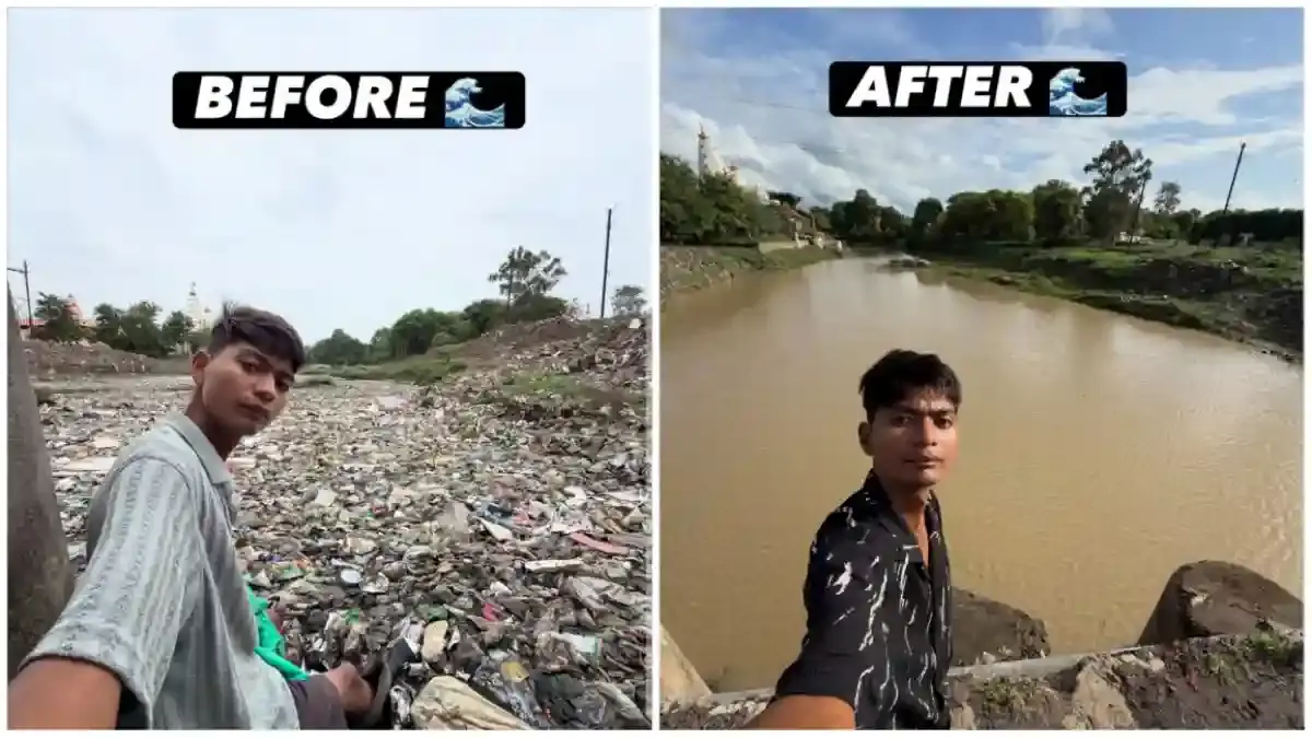 Bittu Tabahi Cleans Ajnar River in MP Single-Handedly: Story