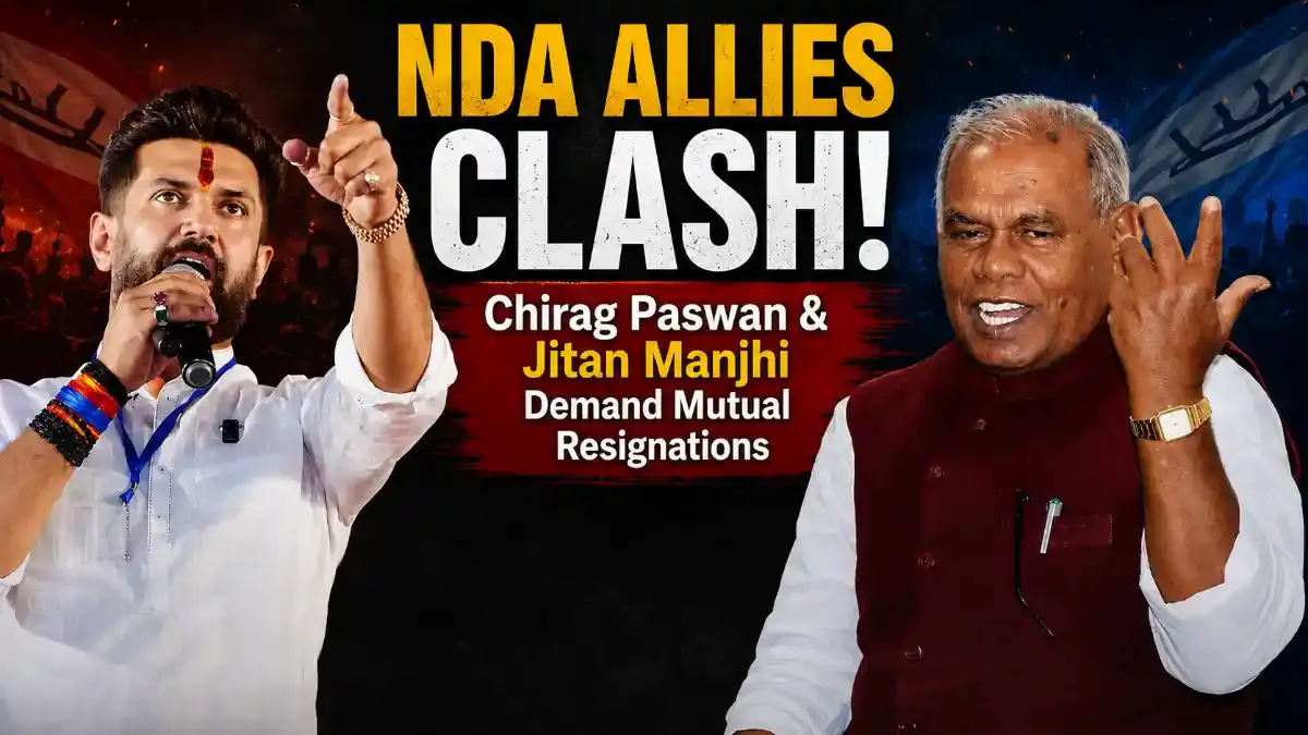 Bihar Reservation Row: Chirag & Manjhi Spar Over Creamy Layer - Politics